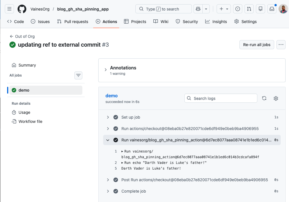 exploit still working with org restrictions